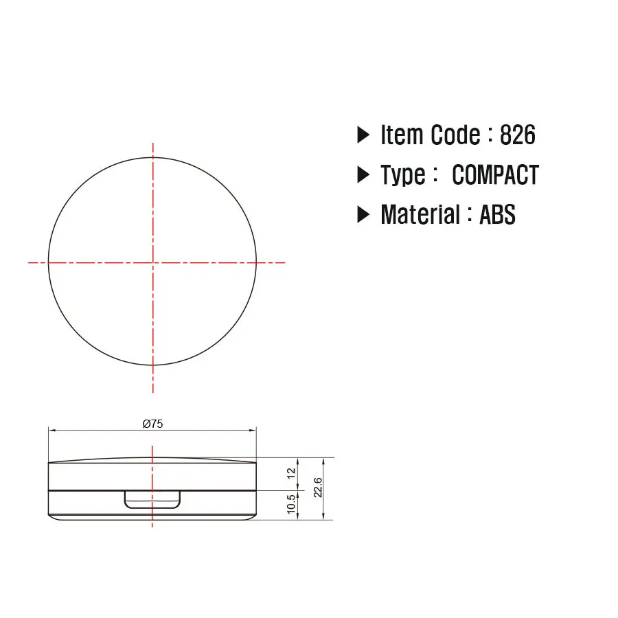 Cover: M826 Base: M828 (Ring Type)